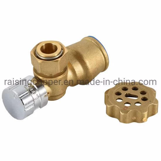 Valvola a sfera in ottone antifurto con chiusura magnetica per acqua potabile del produttore cinese