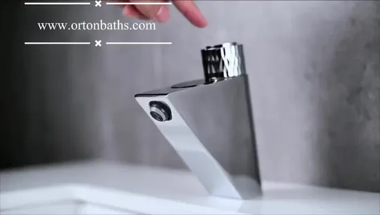 Rubinetto automatico per lavandino del bagno senza tocco Rubinetto con sensore Rubinetto con sensore acqua a mani libere in ottone Rubinetto con sensore acqua calda fredda pubblica
