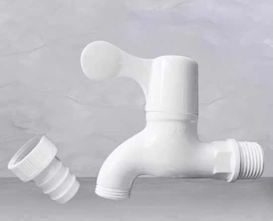 Rubinetto in tubo PVC-PP con rubinetto/plastica PVC per lavatrice